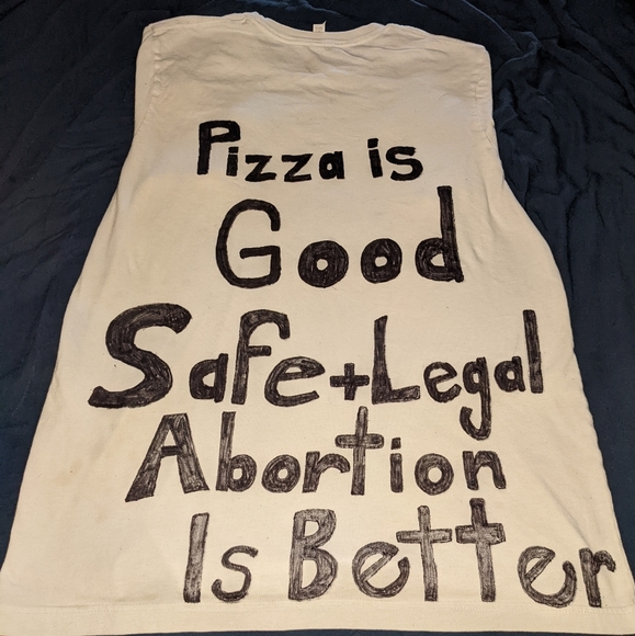 Deleting soon! Handmade Pro-choice T shirt Size Adult Large - Picture 5 of 6